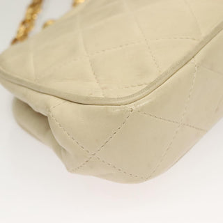 Chanel Vintage Diamond CC Tassel Waist Bag Quilted Lambskin