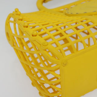 Fendi FF Logo Stamp Basket Tote PVC