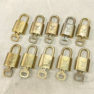 Louis Vuitton Cadenas Bag Charm Gold-plated
