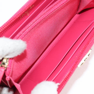 Chanel Compact Boy Wallet Caviar