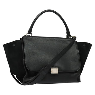 Celine Trapeze Bag Leather with Suede