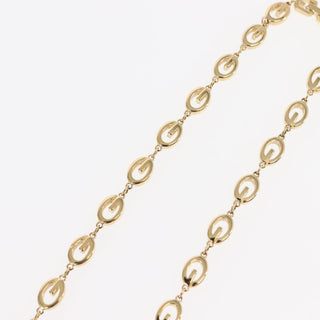 Givenchy Rounded G Link Choker Necklace Metal