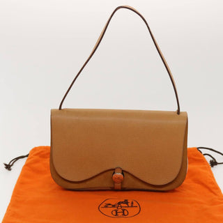 Hermes Colorado Handbag Leather and Toile