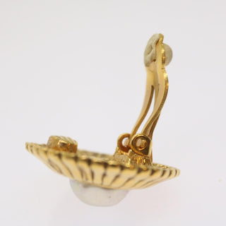 Chanel Vintage CC Clip-On Earrings Metal