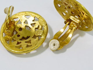 Chanel Logo CC Gold-plated
