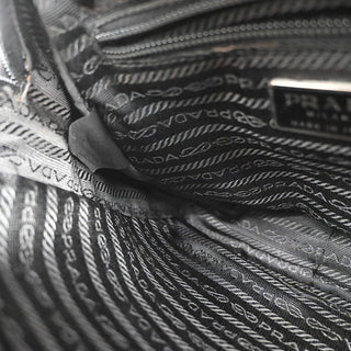 Prada Zip Messenger Canvas