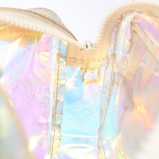 Louis Vuitton Pochette Volga Limited Edition Monogram Prism PVC