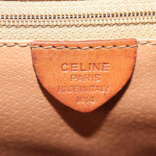 Celine Vintage Macadam Shoulder Bag Leather