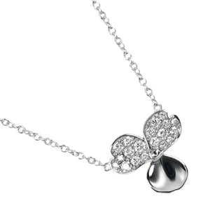 Tiffany & Co. Paper Flowers Pendant Necklace Platinum and Diamonds