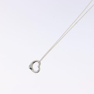 Tiffany & Co. Elsa Peretti Open Heart Pendant Necklace Sterling Silver