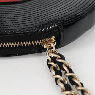 Chanel Record Wristlet Stitched Patent