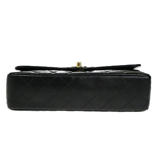 Chanel Vintage Twin Top Handle Flap Bag Quilted Lambskin