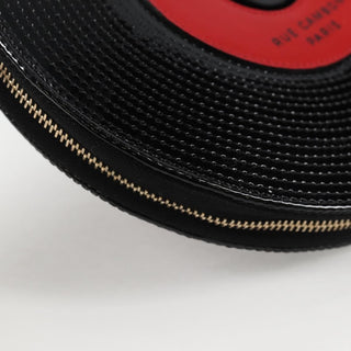 Chanel Record Wristlet Stitched Patent