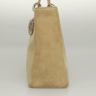 Christian Dior Lady Dior Bag Cannage Quilt Suede