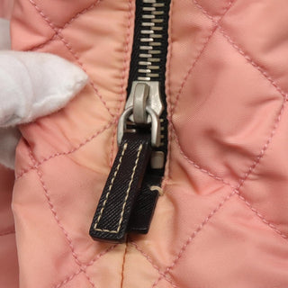 Prada Chain Zip Tote Quilted Tessuto