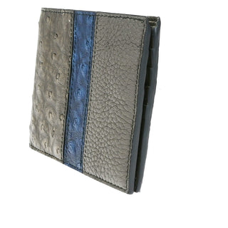 Bottega Veneta Compact Bifold Wallet Embossing Leather