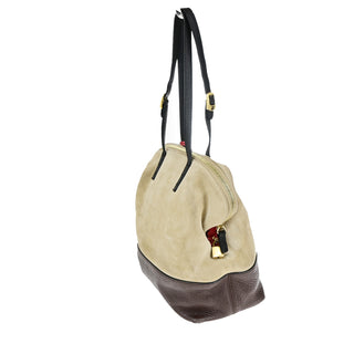 Fendi 2Bag Suede and leather