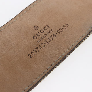 Gucci G Buckle Belt Leather