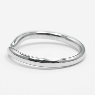 Tiffany & Co. Elsa Peretti Curved Wedding Band Ring Platinum
