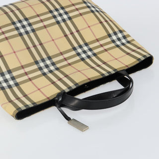 Burberry Nova Check Tote canvas check pattern