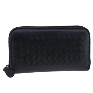 Bottega Veneta Intrecciato Long Zip  Wallet Leather