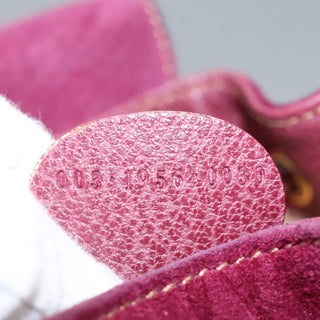 Gucci Vintage Bamboo Backpack Suede