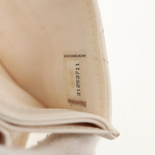 Chanel Camellia Bow Flap Card Holder with Chain Quilted Lambskin