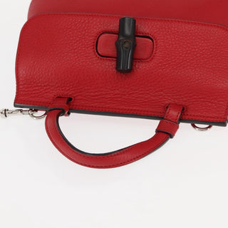 Gucci Bamboo Daily Top Handle Bag Leather