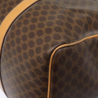 Celine Vintage Boston Bag Macadam Coated Canvas