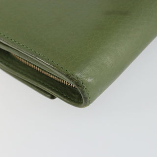 Gucci Logo Embossed Continental Wallet Leather