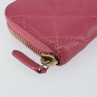 Chanel So Black CC Zip Coin Purse Quilted Lambskin