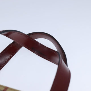 Burberry Top Handle Tote Haymarket Coated Canvas