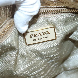 Prada Antic Pushlock Shoulder Bag Leather