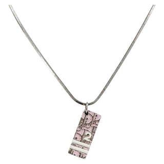 Christian Dior Trotter Pendant Necklace Metal