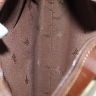 Burberry Shoulder Bag Haymarket Coated Canvas