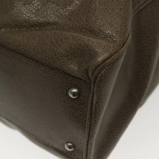 Salvatore Ferragamo Gancini Buckle Shoulder Bag Leather