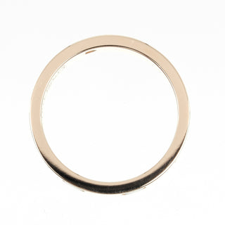 Cartier Love Wedding Band 1 Diamond Ring 18K Rose Gold with Diamond