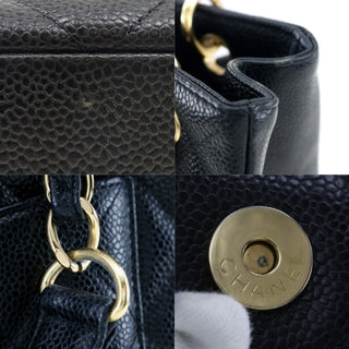 Chanel Petite Shopping Tote Quilted Caviar