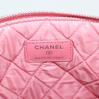 Chanel O Case Clutch Quilted Lambskin