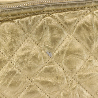 Chanel Gabrielle Hobo Quilted Metallic Aged Calfskin