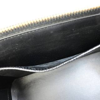Chanel Vintage Timeless Cosmetic Case with Mirror Caviar