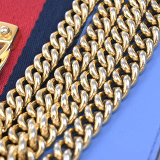 Gucci Sylvie Chain Shoulder Bag Leather