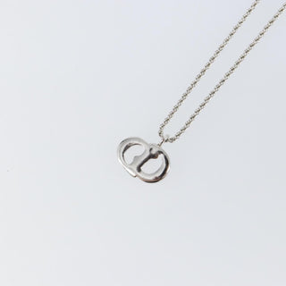 Christian Dior CD Logo necklace Metal