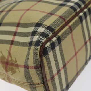Burberry Top Handle Tote Haymarket Coated Canvas