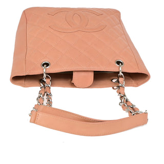 Chanel Petite Shopping Tote Quilted Calfskin