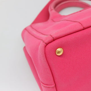 Prada Canapa Convertible Tote Canvas