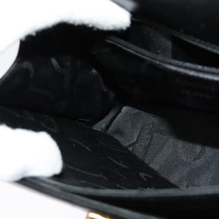 Salvatore Ferragamo Gancini Convertible Top Handle Bag Leather