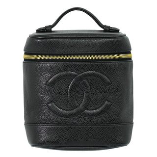 Chanel Vintage Timeless Cosmetic Case Caviar