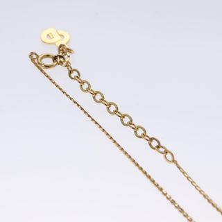 Christian Dior CD Pendant Necklace Gold-plated