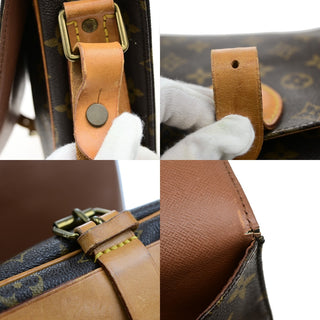 Louis Vuitton Cartouchiere Handbag Monogram Canvas